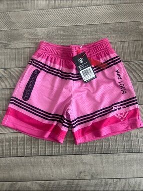 Kids Pink Athletic Shorts